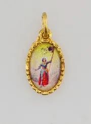 Twisted Edge Medal 15mm – Saint Joan of Arc