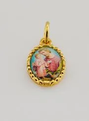 Twisted-Edge Medal 15mm – Saint Joseph