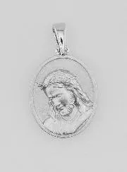 925 Silver Jesus Medal – 16mm