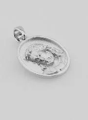 925 Silver Jesus Medal – 16mm