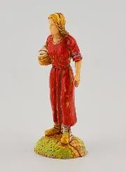 Nativity Figure Woman with Basket – 6cm