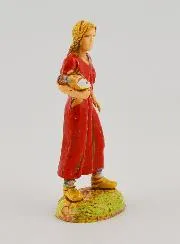Nativity Figure Woman with Basket – 6cm