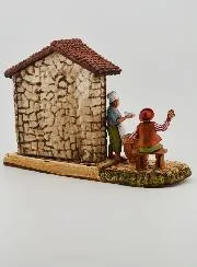 Nativity Figure Tavern with Landlord and Customer