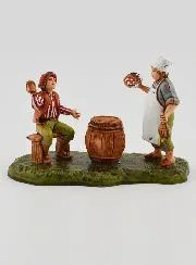Nativity Figure Innkeeper and Guest – 6cm