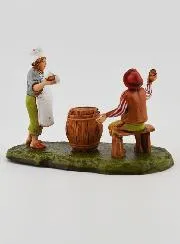 Nativity Figure Innkeeper and Guest – 6cm