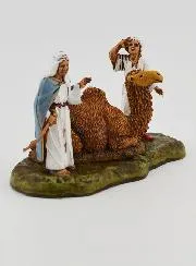 Nativity Figure Camel Drivers and Seated Camel – 6cm