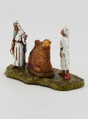 Nativity Figure Camel Drivers and Seated Camel – 6cm