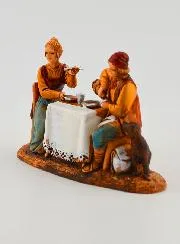Nativity Figure Couple Seated at a Table – 6cm