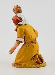 Nativity Figure Beggar Woman with Child – 6cm