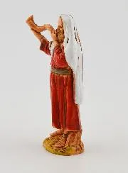 Nativity Figure Musician Playing the Shofar – 6 cm