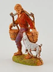 Nativity Figure Water Carrier - 6 cm