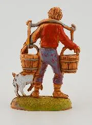 Nativity Figure Water Carrier - 6 cm