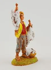 Nativity Figure Chicken Seller - 6 cm