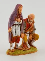 Nativity Figure Elderly Beggars – 6cm