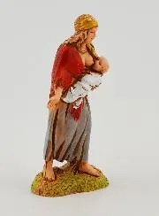 Nativity Figurine Nursing Mother – 6 cm