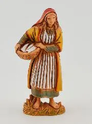 Nativity Figure Woman with a Laundry Basket – 6cm