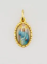 Twisted-Edge Medal 15mm – Saint Gabriel the Archangel