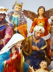 Large Complete Christmas Nativity Scene with 11 Figurines – 45cm