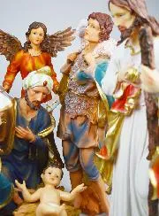 Large Complete Christmas Nativity Scene with 11 Figurines – 45cm