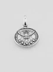 Silver-Plated Holy Spirit Medal – 12mm