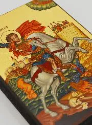 Icon Saint Georges - 12 cm