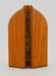 Triptych Wood Icon of Lourdes