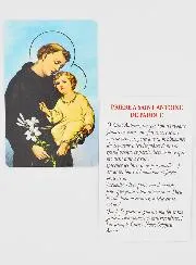 Saint Anthony Prayer Card