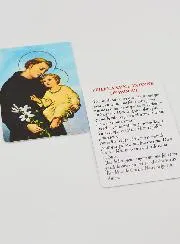 Saint Anthony Prayer Card