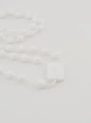 White Plastic Rosary