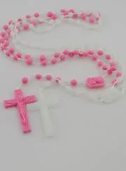 Rosary Bundle: Pink Rosary and White Rosary
