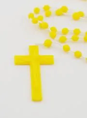 Yellow Fashion Rosary