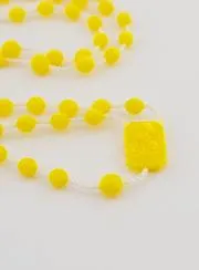 Yellow Fashion Rosary