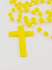 Yellow Plastic Rosary
