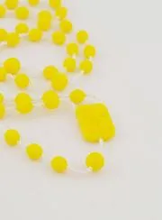 Yellow Plastic Rosary