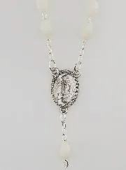 Fashion White Rosary