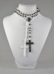 Black and White Fashion Rosary