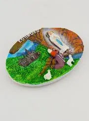Appearences of Lourdes Souvenir Magnet