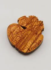 Baby, Angel & Virgin Mary at the Crib Car Badge