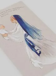 Virgin Mary Baptism Card