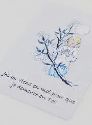 Jesus Come into Me Communion Card