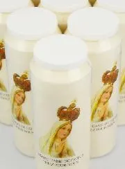 10 Sanctuary Candles Our Lady of Fatima
