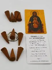 Our Lady of Montserrat Incense Cones