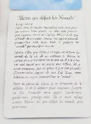 Mary Untier of Knots Incense Cones