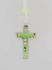 Lourdes Rosary with Fluorescent Beads