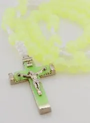 Lourdes Rosary with Fluorescent Beads