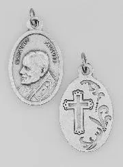 Blessed Pope John Paul II Religious Silver Medal