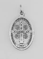 Saint Benedict Religious Silver Medal