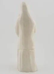 Holy Virgin with Baby Jesus Statue Ivory Colour - 19cm