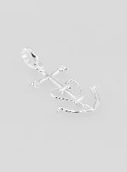 Silver Cross of Camargue Pendant 2.3 cm