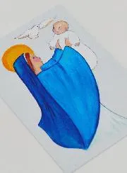Baptism Card - Consecration to Mary